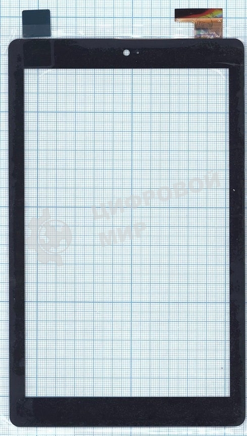 Сенсорное стекло (тачскрин) FPC-FC80J128-02, черное