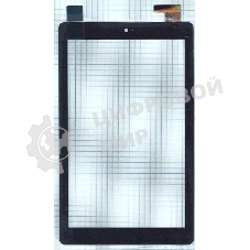 Сенсорное стекло (тачскрин) FPC-FC80J128-02, черное