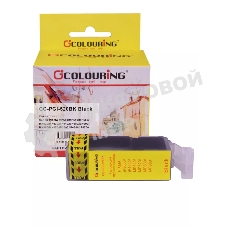 Картридж струйный Colouring CG-PGI-520BK черный с чипом водный (19 мл) для Canon Ip3600/IP4600/MP540/MP550/MP620/MP630/MP980