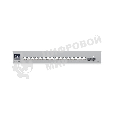 Коммутатор Ubiquiti UniFi Switch Pro Max 16 PoE PoE-коммутатор в стойку, 4х 2.5G RJ45, 12х 1G RJ45, 2х 10G SFP+, раздача 180 Вт