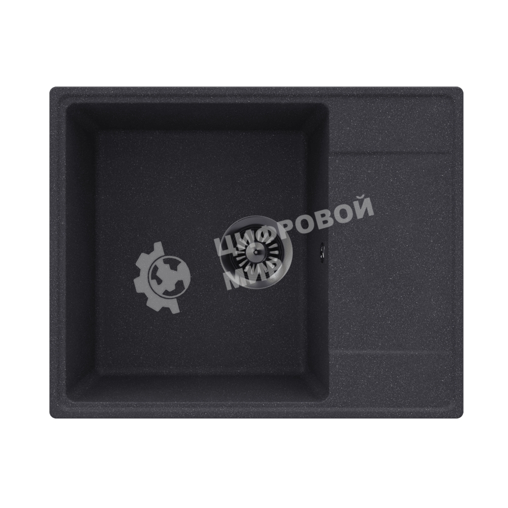 Кухонная мойка Maunfeld Lacrima 605 MFQS-605DGR темно-серый