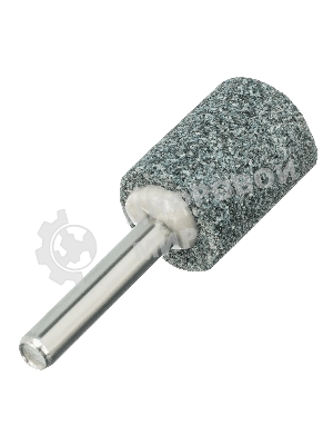 Шарошка абразивная Denzel цилиндр, 19 x 25 мм, для дрели, хвостовик d6 мм, 63С