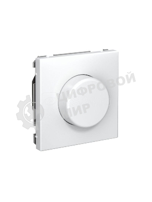 Светорегулятор поворотно-нажимной (диммер) ArtGallery LED RC 400Вт механизм бел. SE GAL000123