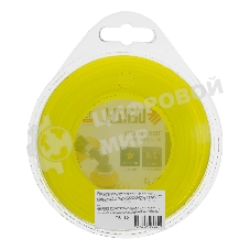 Леска для триммера Denzel звезда 2,4 мм х 15 м, блистер FLEX CORD