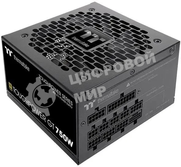 Блок питания Thermaltake ATX 750W Toughpower GT Gen.5 80+ gold (20+4pin) APFC 140мм fan 9xSATA Cab Manag RTL