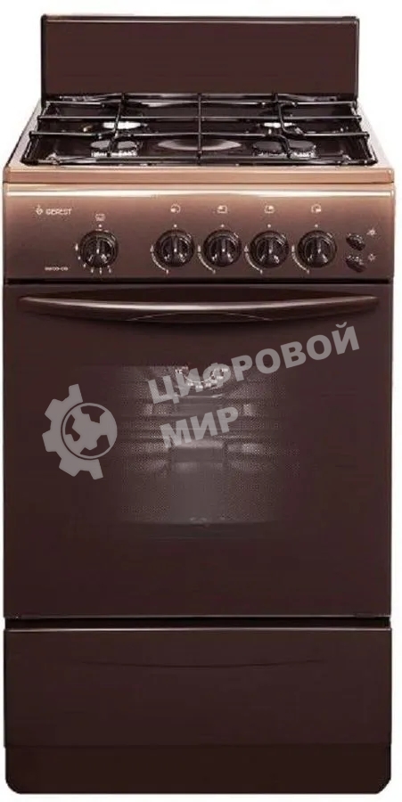 Плита газовая Gefest ПГ 3200-06 К36 коричневый, конфорок 4 шт, духовка 42 л, 50 см x 85 см x 53 см