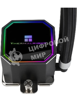 Система жидкостного охлаждения Thermalright Frozen Prism 360 ARGb Soc-AM5/AM4/1151/1200/2066/1700 черный 4-pin 27dB Al Ret (F-PRISM-360-BL-ARGb)