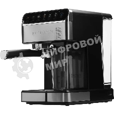 Кофеварка эспрессо Polaris PCM 1540 нержавеющая сталь, исп. кофе - молотый/капсулы, 1.8 л, 1400 Вт, 15 бар