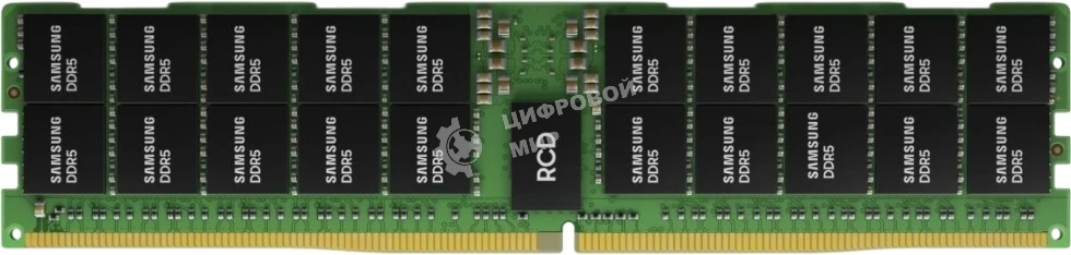 Оперативная память Samsung, DDR5, 32GB (1x32GB), 6400 MHz, CL52, без радиатора, RDIMM
