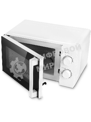 Микроволновая печь Vitek VT-MW0120 белый/серебристый, 20 л, 700 Вт, переключатели - поворотный механизм