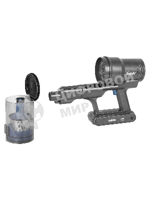 Пылесос вертикальный BBK BV3005 серый/синий, питание от аккумулятора, 160 Вт, уборка сухая, пылесборник 0.6 л