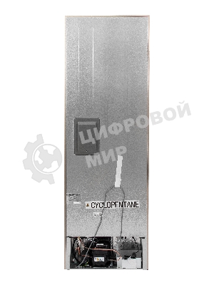 Холодильник Smile SRF348BGT бежевый мрамор двухкамерный 215/95 л морозилка снизу, No Frost