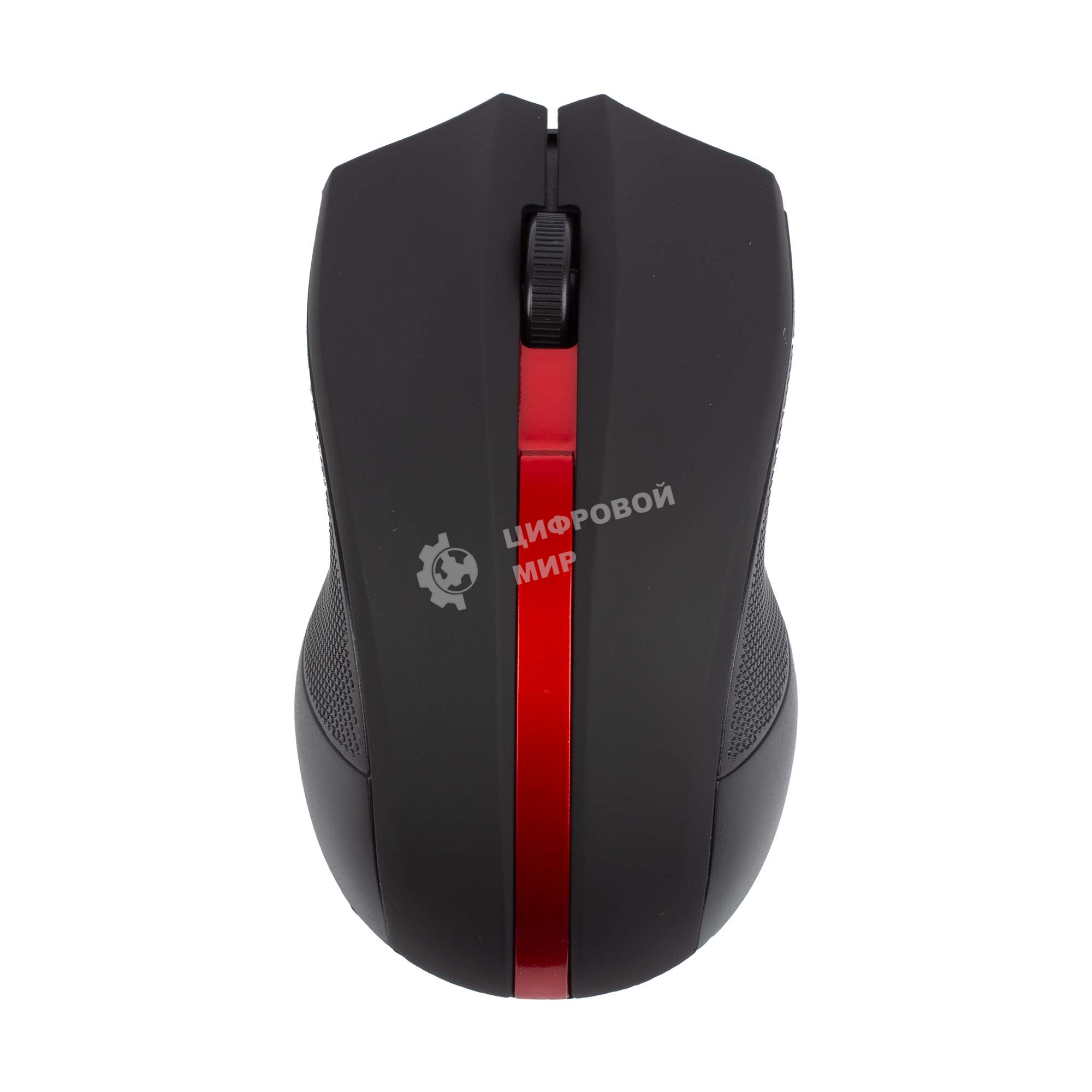 Мышь беспроводная HIPER HOMW-073 черный/красный, 1000 dpi, радиоканал, USB, кнопки - 3