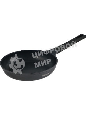Сковорода Rondell Baselard RDA-2002 круглая 24 см, покрытие: Xylan Plus ручка несъемная (без крышки) темно-серый