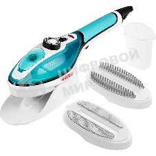 Отпариватель Aresa AR-2304 бирюзовый, 1000 Вт, 25 г/мин, 90 мл