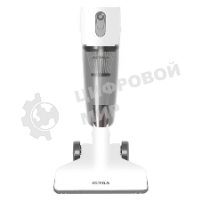 Пылесос вертикальный проводной SUPRA VCS-1044 белый, питание от сети, 650 Вт, уборка сухая, пылесборник 1 л