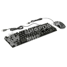 Комплект клавиатура+мышь Nakatomi KMG-2305U проводной, USB, 1600 DPI, черный