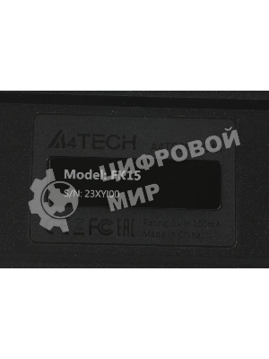 Комплект клавиатура+мышь A4Tech FStyler F1512 проводной, USB, 1200 DPI, черный