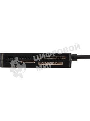 Кард-ридер Rexant 18-4118/черный/MS/MS PRODUO/M2/MMC/SD/microSD/microSDHC/microSDXC/USB Type-C/пластик