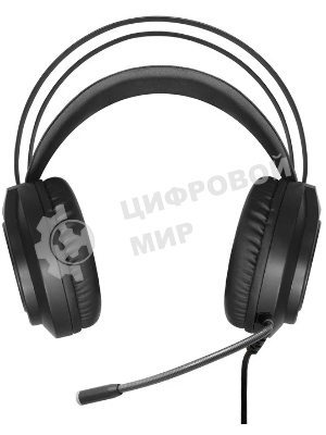 Гарнитура Exegate Cosmos HS-702GL чёрный, проводная, USB, виртуальный звук 7.1, подсветка