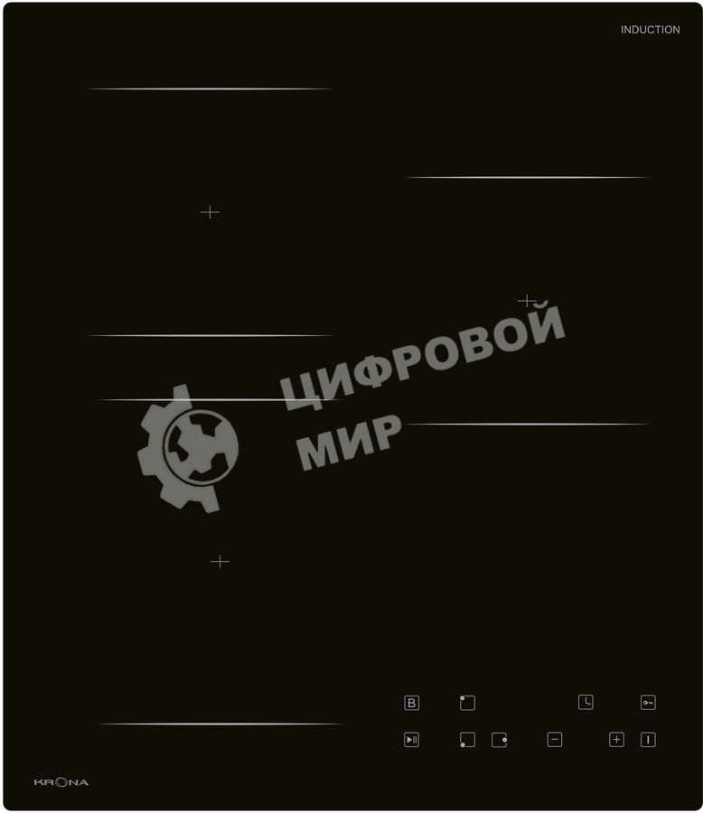 Индукционная варочная панель Krona REMO 45 BL