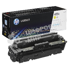 Картридж лазерный Cartridge HP 415X для LJ Pro M454/MFP M479/M480f, желтый (6 000 стр.) (желтая упаковка)