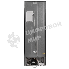 Холодильник Maunfeld MFF185NFХ10 нержавеющая сталь двухкамерный инвертор 240/100л морозилка снизу, No Frost