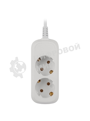 Удлинитель электрический ЭРА UDL-10-250-E Greenline 2 розетки с заземлением 5м ПВС 3x0.75мм2