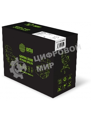 Кресло Cactus CS-CHR-OC02M-WT белый, экокожа