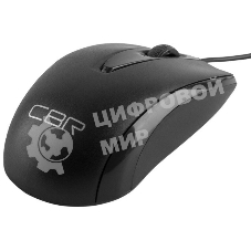 Мышь проводная CBR CM 124 черный, 1000 dpi, USB, кнопки - 3