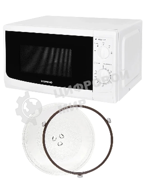 Микроволновая печь Starwind SWM5620 белый, 20 л, 700 Вт, переключатели - поворотный механизм