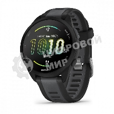 Смарт-часы Garmin Forerunner 165 черный, серый ремешок 43мм