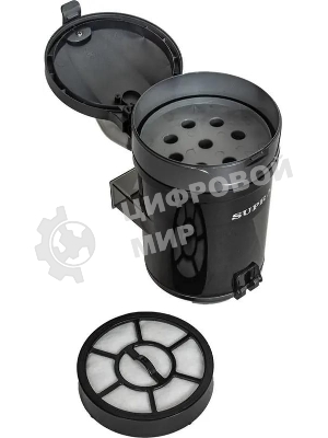 Пылесос Supra VCS-2410 синий/черный, 380/2200 Вт, уборка сухая, пылесборник контейнер, 1.5 л