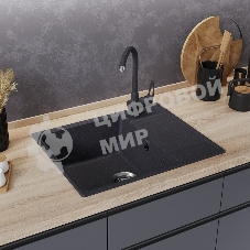 Кухонная мойка Maunfeld Lacrima 605 MFQS-605DGR темно-серый