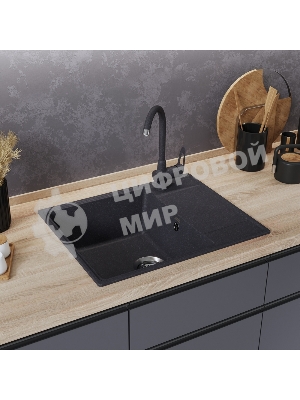 Кухонная мойка Maunfeld Lacrima 605 MFQS-605DGR темно-серый