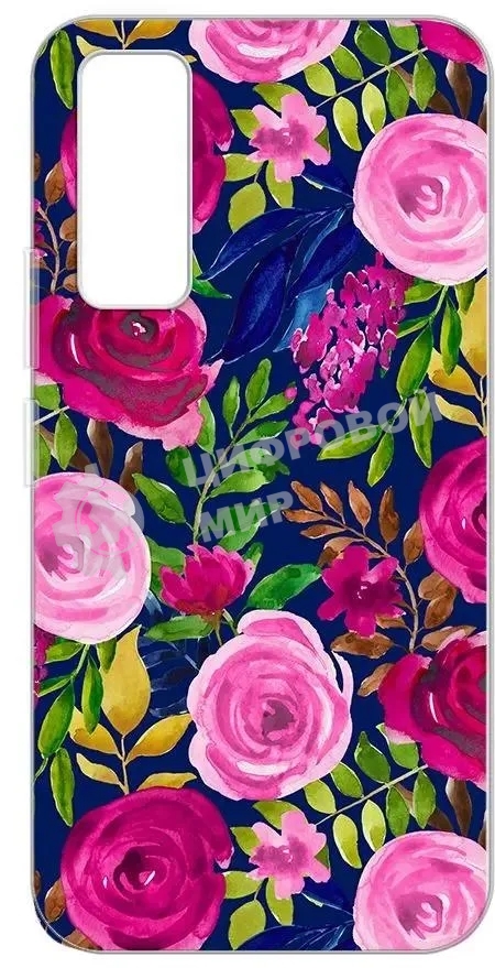 Чехол (клип-кейс) Gresso Air, для Vivo Y53s 4G, прозрачный/рисунок gr17aaae9807