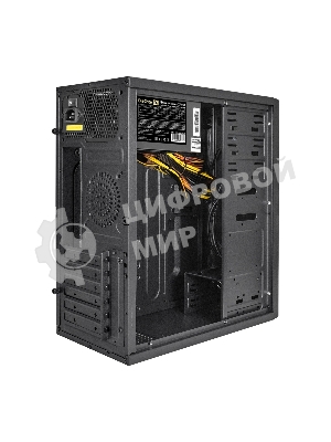 Компьютерный корпус Miditower ExeGate XP-340U-UNS500 (ATX, БП UNS500 с вент. 12см, 1хUSB/2хUSB 3.0, аудио)