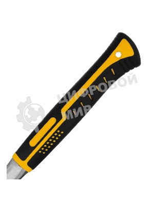 Молоток слесарный Denzel 800 г, цельнометаллический, двухкомпонентная рукоятка