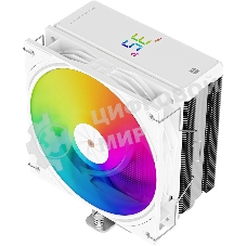 Кулер для процессора Thermalright Assassin X 120 R Digital ARGB White (4-pin PWM, 151mm, Al/Cu, 4x6mm, ARGB, 1x120mm, 70.84CFM, 29.8dBA, 2000RPM, S: 1851/1700/1200/115X, AM5/AM4, white)
