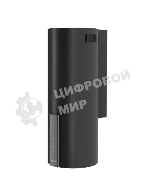 Вытяжка Kuppersberg, цилиндрическая, настенная, 35 см, сенсорное управление, таймер, отвод/рециркуляция, 3 скорости, производительность 850 м3/ч, LED освещение, обратный клапан, уровень шума 68 дБ, угольный фильтр CF110 (опция), цвет черный