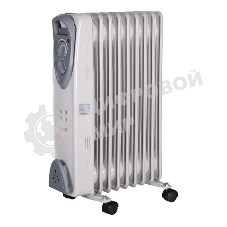 Обогреватель масляный Ресанта ОМ- 9Н (9 секций), белый, 2000 Вт, 20 м2, термостат 67/3/8