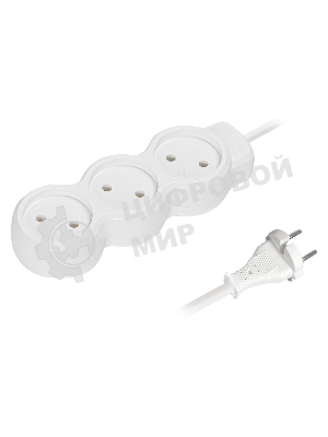 Удлинитель бытовой Smartbuy (SBE-10-3-07m-N) 3 гн х 7,0 м белый