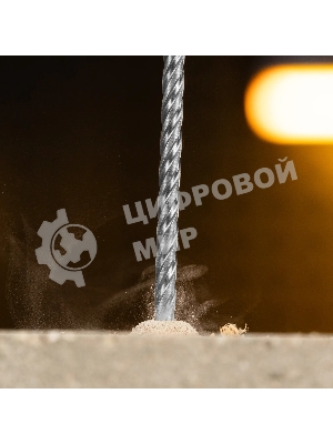 Бур по бетону Denzel цельная крестовая пластина, 6x215 мм, SDS PLUS