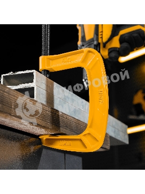 Струбцина Denzel G-образная, усиленная, 100 мм