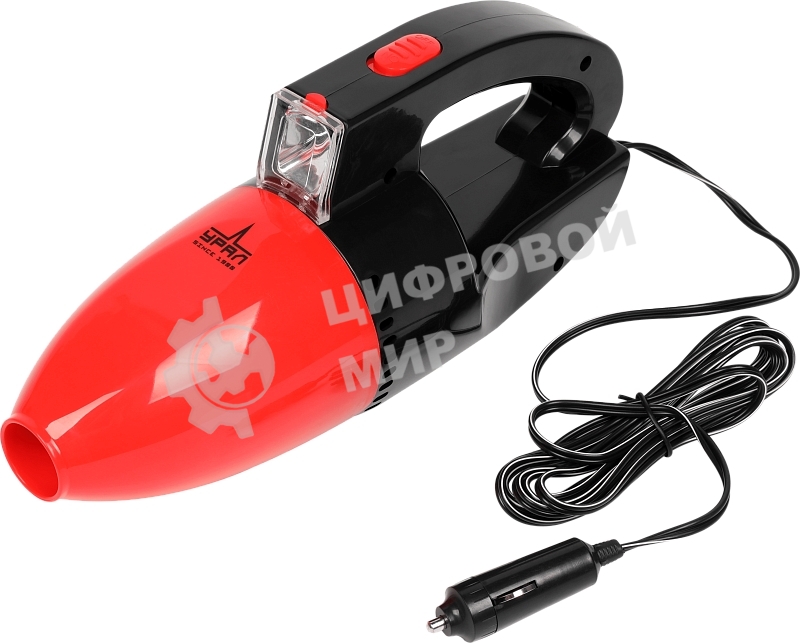 Пылесос автомобильный Ural Смерч 3000 черный/красный 75Вт