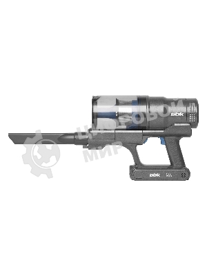 Пылесос вертикальный BBK BV3005 серый/синий, питание от аккумулятора, 160 Вт, уборка сухая, пылесборник 0.6 л