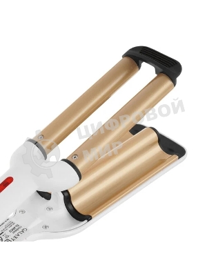 Щипцы для завивки волос Galaxy Line GL4602 белый, 16 мм, 200 °C, 1 режим