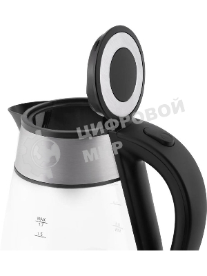 Чайник Vitek VT-7037(TR) Мощность 2200 Вт Макс. объем 1,7 л Корпус из термостойкого стекла.
