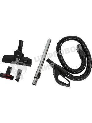 Пылесос Supra VCS-2410 синий/черный, 380/2200 Вт, уборка сухая, пылесборник контейнер, 1.5 л