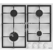 Газовая варочная панель Hotpoint HGMT 642 WH, независимая, белый